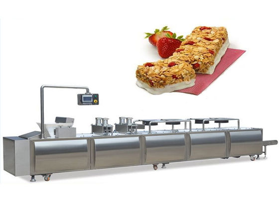 Siemens PLC Granola Bar Making Machine / เครื่องทําเมล็ดถั่วเหลือง 300~500kg/H