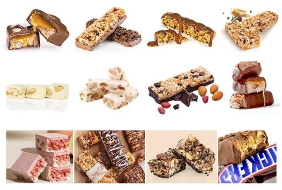 Energy Bar Forming Machine ขนาด 200 ~ 400 กิโลกรัมต่อชั่วโมงสำหรับหลายรูปทรงและขนาด