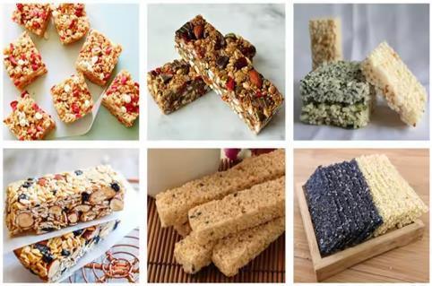 เครื่องประหยัดพลังงานสำหรับเครื่องซีเรียลบาร์ทำให้ทนทานต่อการขึ้นรูปของ Sachima