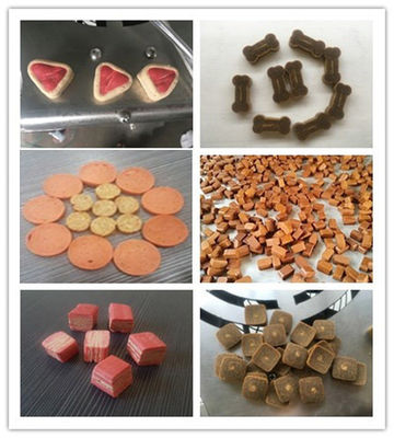 สายการผลิตอาหารสัตว์อัดขึ้นรูปสัตว์เลี้ยงสัตว์ปีกที่มีเนื้อสัตว์สูง