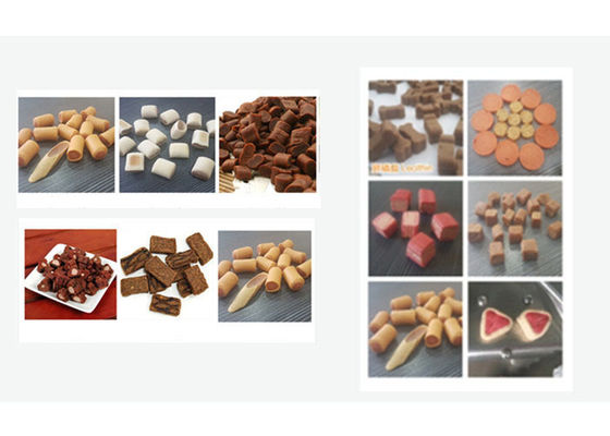 สัตว์เลี้ยง Snack อัตโนมัติ Jerky รักษาเครื่องขึ้นรูป / สายการประมวลผลอาหารสัตว์เลี้ยงที่มีการรับรอง CE