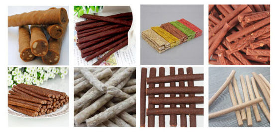 แสตนเลสสตีล 304 ชนิดอาหารสัตว์อุปกรณ์การผลิตเนื้อสัตว์ Strip สายการประมวลผล