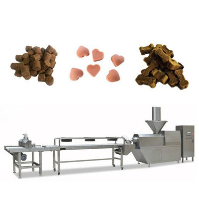 Jerky Meat Soft Dog Chewing สายการผลิตอาหารสัตว์เลี้ยง Siemens PLC