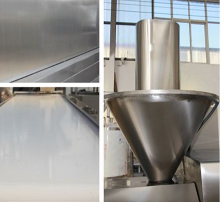 อัตโนมัติเต็มรูปแบบสูงสุด 100% เนื้อสัตว์เลี้ยง Jerky ขนมขบเคี้ยวเครื่องทำเครื่องอัดรีด