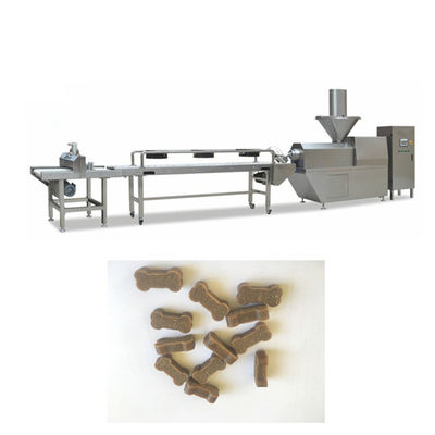 สุนัขกัดไก่ถือขนมสำหรับสุนัขสายการผลิตอาหารสัตว์เลี้ยง Jerky Treats Forming Machine