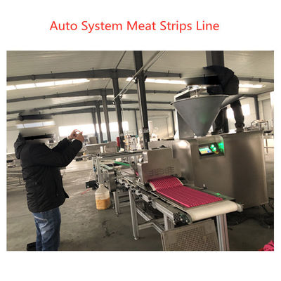 เป็ดสด Mest Sticks อาหารสัตว์เครื่อง Extruder 200-500kg / ชมเครื่องทำสแตนเลสแบน Munchy Strip ขนม