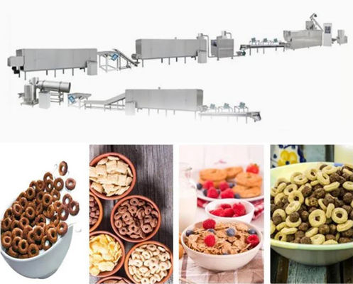 ผลประโยชน์ที่ดีข้าวโพด flakes ประสิทธิภาพ / อาหารเช้าซีเรียลสายการประมวลผล