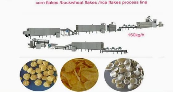 304 เครื่องทำเกล็ดข้าวโพดสแตนเลสสำหรับผลิตภัณฑ์ Kellogg และ Nestle