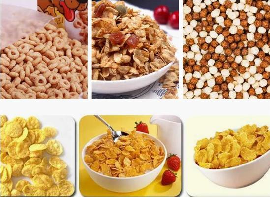 304 เครื่องทำเกล็ดข้าวโพดสแตนเลสสำหรับผลิตภัณฑ์ Kellogg และ Nestle