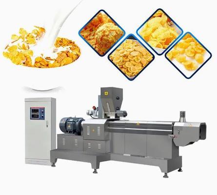 เครื่องจักรเกล็ดข้าวโพด / ขนมขบเคี้ยวข้าวโพด snack สายการผลิตอาหาร
