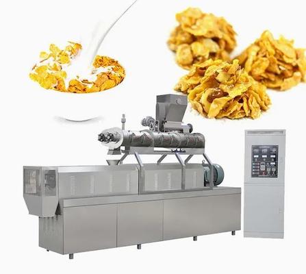 สกรูคู่ Extruder Corn Flakes สายการประมวลผลที่มีรูปร่างแตกต่างกัน