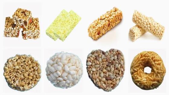 เครื่องทำขนมข้าวเปลือก / เครื่องโม่พัฟสำหรับธัญพืชข้าวสาลี