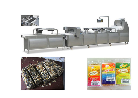 400-600 กิโลกรัม / ชม. ข้าวเครื่องทำข้าวบาร์ขาว Chikki แบบพัฟเครื่องทำสแตนเลส 304