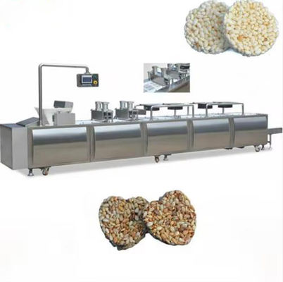 200-400kg/Hr Sesame Cereal Bar การทําเครื่องจักร การประหยัดแรงงานเครื่องจักรถั่วเหลือง