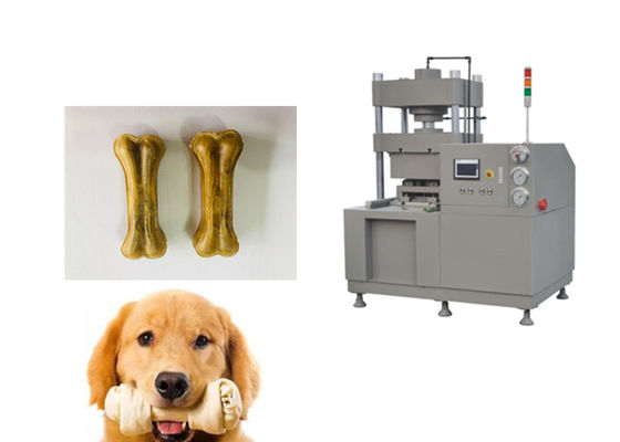Twin Molds Rawhide Dog Bone Making Machine ทันตกรรม 20T / 60T
