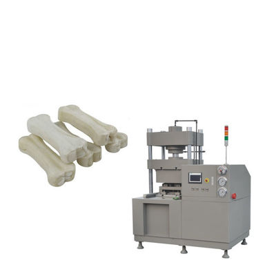 208V 60HZ 3 เฟสไฮดรอลิกประเภท Rawhide Dog Chews เครื่องทำกระดูกสุนัขเครื่องกด