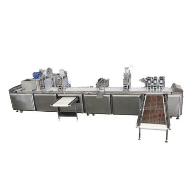 Siemens PLC Codfish Cubes เครื่องทำอาหารสุนัข Stainless Steel
