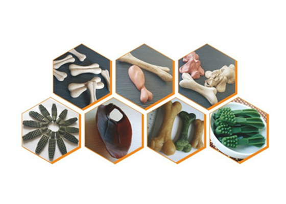 รูปร่างต่างๆ Dog Treats Pet Injection Molding Machine, เครื่องอัดรีดอาหารสัตว์