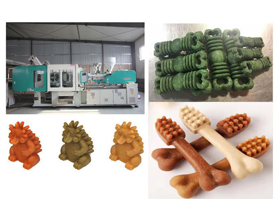 เครื่องฉีดขึ้นรูปแบบสัตว์เลี้ยงอาหารว่างเครื่องอัดรีดอาหารสุนัขเครื่องอัดรีด