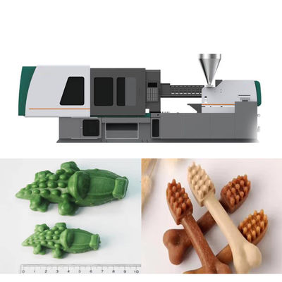 สัตว์เลี้ยงถือว่าการฉีดขึ้นรูปอาหารสัตว์เครื่องทำ PLC หน้าจอสัมผัส