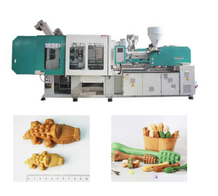 เครื่องทำบิสกิตสุนัขดูแลทันตกรรมแบบขึ้นรูปอัตโนมัติ สกรูเดี่ยว