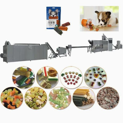 รสเนยถั่วลิสงแท่งธรรมชาติอาหารสุนัขเครื่องอัดรีดถือว่าทันตกรรมเครื่องทำ