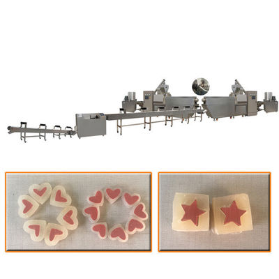 SUS304 Material Snacks สุนัข / สัตว์เลี้ยง Treats อาหารสุนัข Extruder เครื่องกับ WEG มอเตอร์