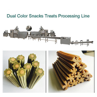 SUS304 Material Snacks สุนัข / สัตว์เลี้ยง Treats อาหารสุนัข Extruder เครื่องกับ WEG มอเตอร์