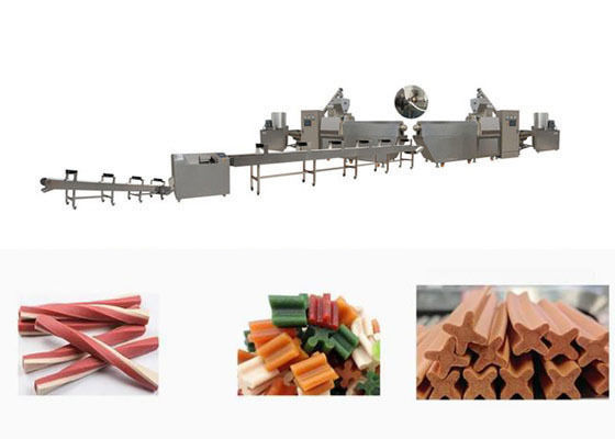 อาหารเกรดสแตนเลสสตีลอาหารสุนัข Extruder / Chewing เครื่องกระบวนการอาหารสัตว์