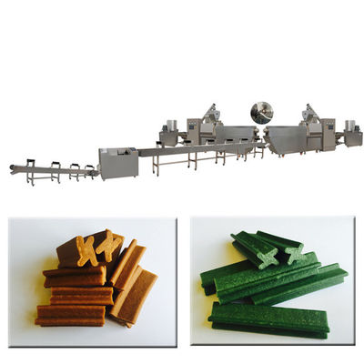 สกรูเดี่ยว Extruder หน้าจอสัมผัสเดี่ยวสำหรับหมาเคี้ยวหมากฝรั่ง Treats