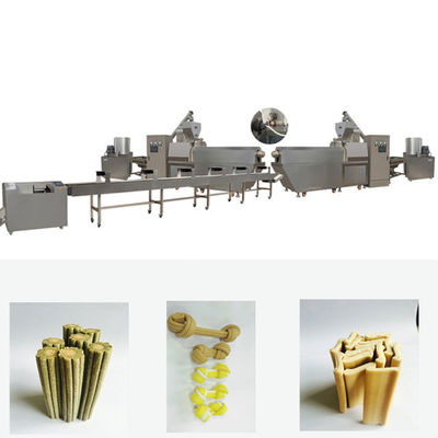 สภาพใหม่ CE อาหารว่างสําหรับสุนัข อุปกรณ์ผลิตอาหาร 35-100 KW พลังงาน