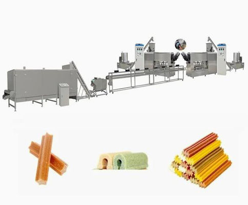 สเตนเลสสตีล Twist Dog Food Extruder Machine เครื่องอัดรีดสัตว์เลี้ยง