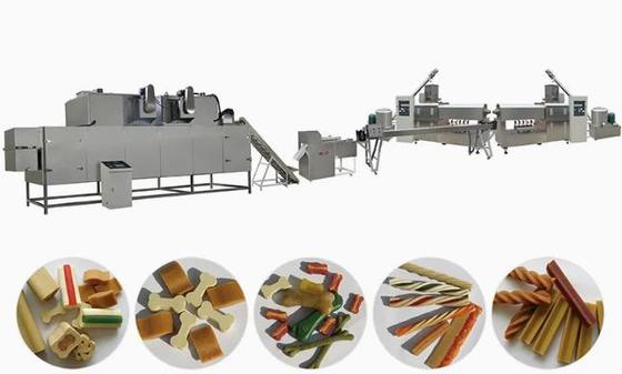 อัตโนมัติต่อเนื่องและอาหารสุนัข Extruder การดูแลฟันสัตว์เลี้ยง