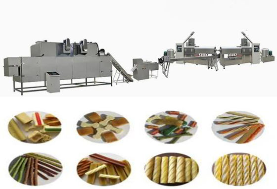สเตนเลสสตีลสำหรับสุนัขอาหาร Extruder สำหรับเคี้ยวอาหารว่างและอาหารสัตว์กึ่งชื้น