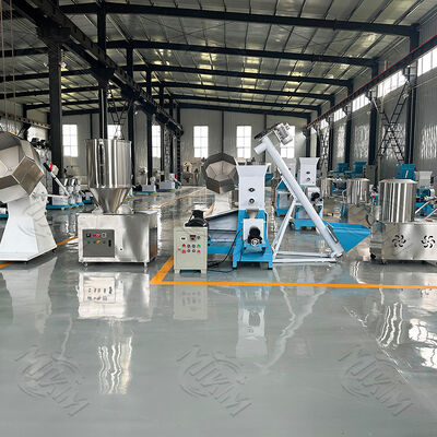 500-2000kg/h Cat Dog Rabbit Feed Pellet Making Extrusion Processing Line