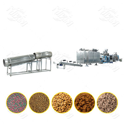 Pet Food & Fish Feed Extruder Machine Baking Processing with Core PLC Motor Component