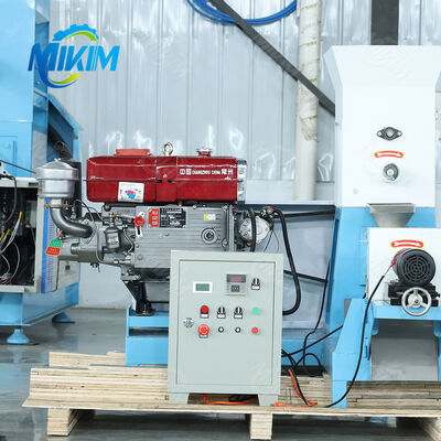 เครื่องทำเม็ดอาหารปลาดีเซล 22 แรงม้า เครื่องทำเม็ดอาหารปลาลอยน้ำ 100 กก./ชม. ราคาในออสเตรเลีย