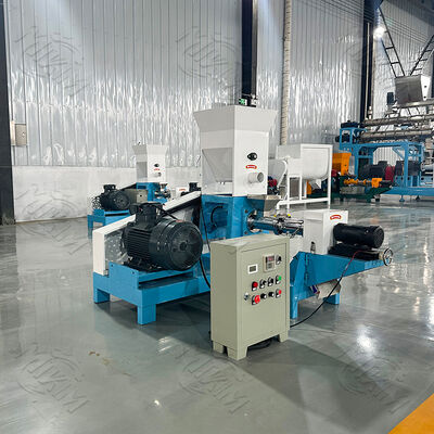 hot sale 40-200kg/h single screw floating fish feed pellet making machine small fish food production machine for home use