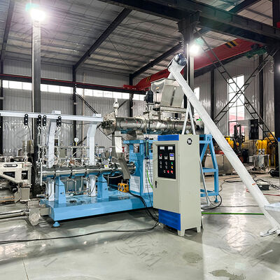 เครื่องทำเม็ดอาหารสุนัขที่ดีที่สุด สายการผลิตเม็ดอาหารปลาลอยน้ำแห้ง 200 กก./ชม.-6000 กก./ชม. เครื่องอัดรีดทำอาหารสัตว์เลี้ยง แมว สุนัข