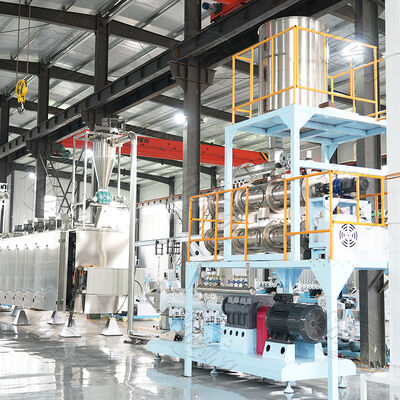 CE certified fully automatic twin screw Fish Feed Extruder Production Machine Fish Feed Pellet Processing Equipment