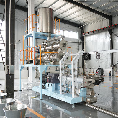 Fully Automatic Cat Food Production Line Floating Fish Feed Making Machine Dog/Cat Food Extruder Machine
