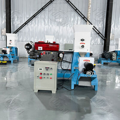 เครื่องทำเม็ดอาหารปลาดีเซล 22 แรงม้า เครื่องทำเม็ดอาหารปลาลอยน้ำ 100 กก./ชม. ราคาในออสเตรเลีย