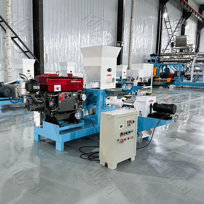 MIKIM diesel engine floating fish feed pellet machine pellets machines for animal feed fish, suitable for all outdoor/electricity-free scenarios, diesel-powered for greater reliability!