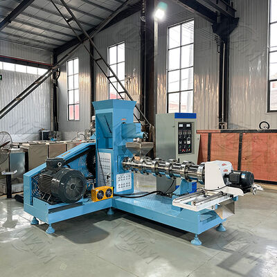 500-2000kg/h Large capacity High Productivity Feed Extruder Machine for Fish Dog Livestock Pellet Farm New Floating Gear Motor for Food
