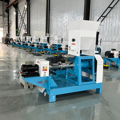 เครื่องทำอาหารปลาแบบสกรูเดี่ยวชนิดแห้งราคาถูก เครื่องทำอาหารกุ้งสำหรับฟาร์มขนาดเล็ก