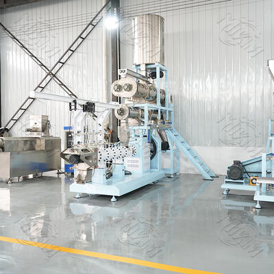 Automatic Floating fish Food Extruder dog Food Pellet making Feeds Machine Plant