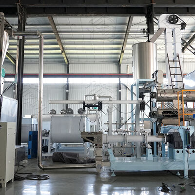 3-5ton / h อัตโนมัติ Floating Sinking ปลาอาหารการผลิตสาย Twin screw หมาอาหาร Extruder ปลาอาหาร floating เครื่อง extruder pellets