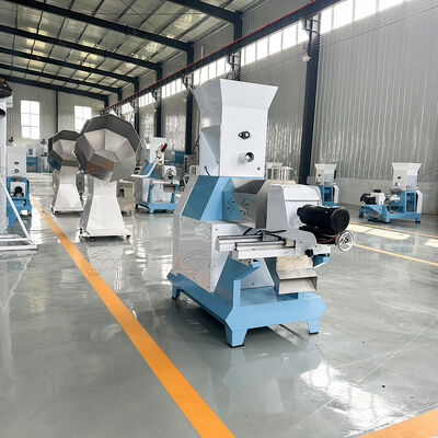 เครื่องอัดเม็ดอาหารสัตว์เลี้ยงลอยน้ำ ปลา กุ้ง สำหรับแมว เครื่องจักรแปรรูปอาหารสุนัขสำหรับใช้ในบ้าน