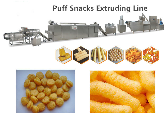 เครื่องทำพัฟข้าวโพดสแตนเลส 304 150 กก. / ชม