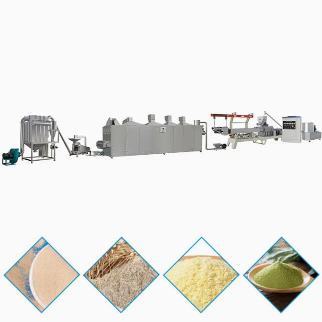 เครื่องจักร extruder extruding pre-gelatinized ทารกสำหรับผงโภชนาการ